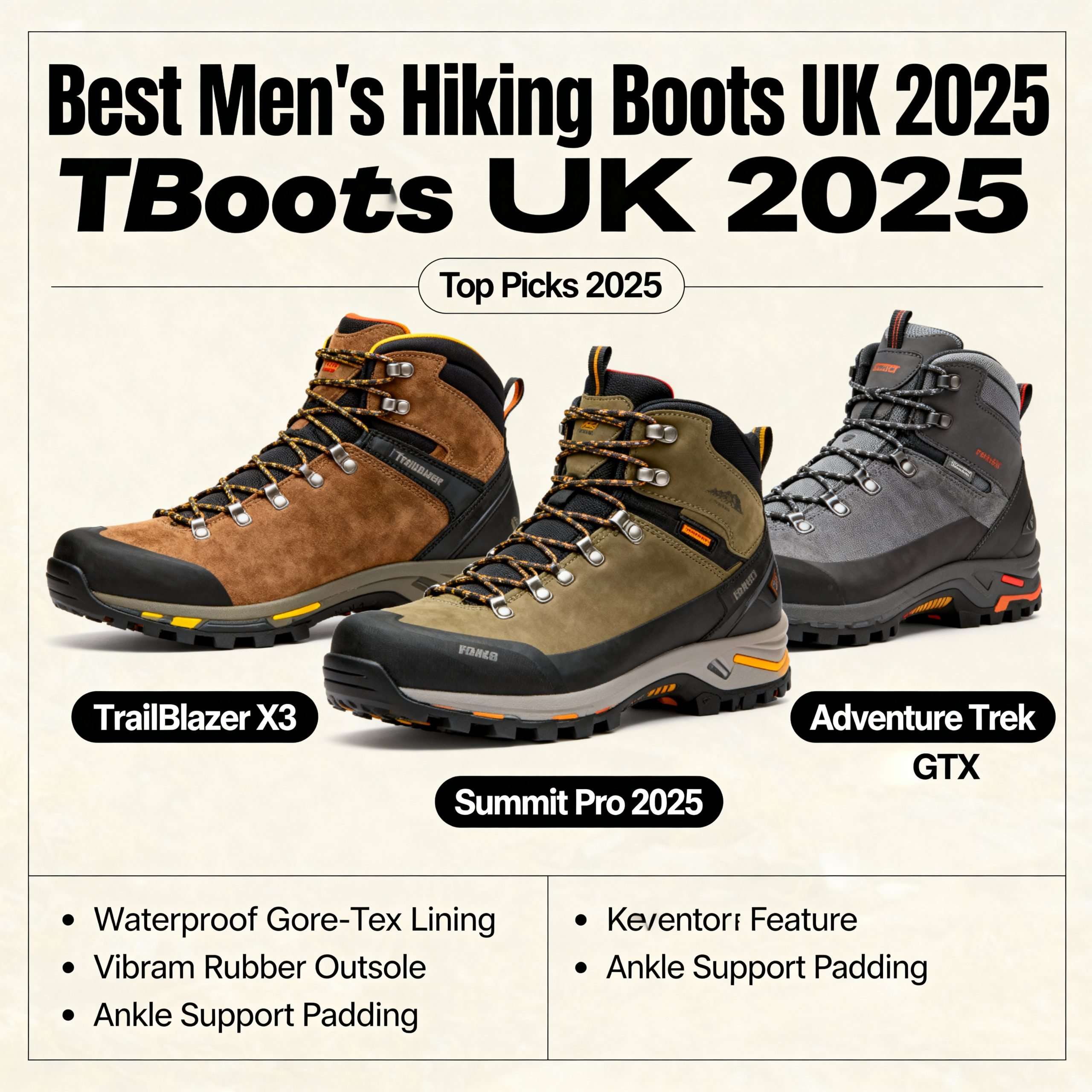 Best Mens Hiking Boots UK 2025