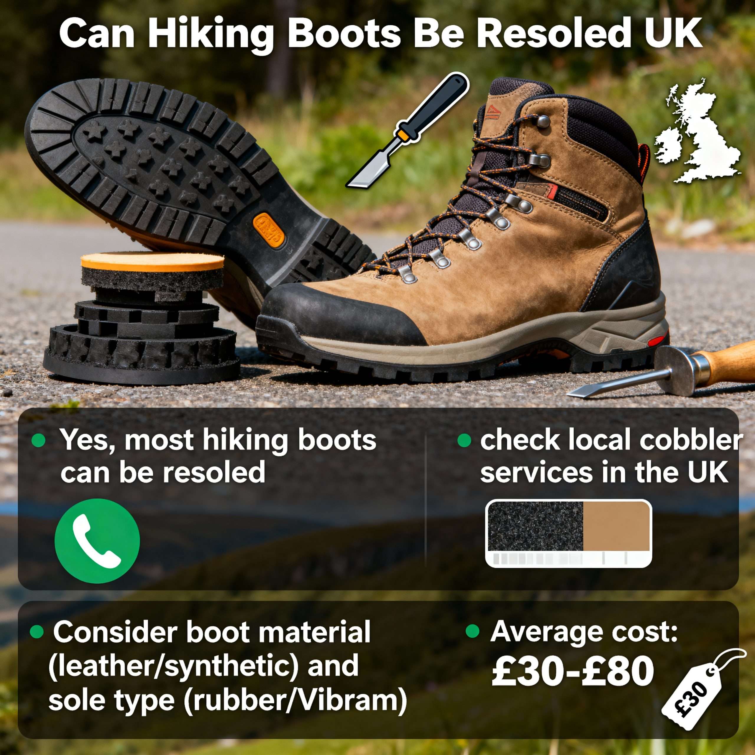 Can Hiking Boots Be Resoled UK