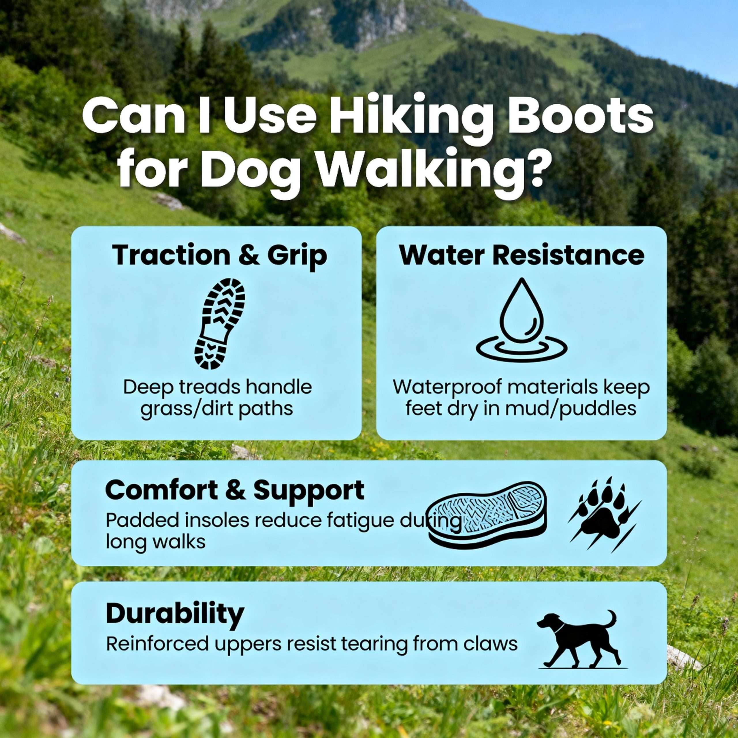Can I Use Hiking Boots for Dog Walking