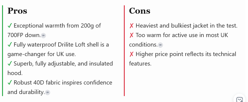 Best Down Jackets UK 2025 5 Screenshot 2025 12 02 at 17 01 04 Best Down Jackets UK 2025 Review