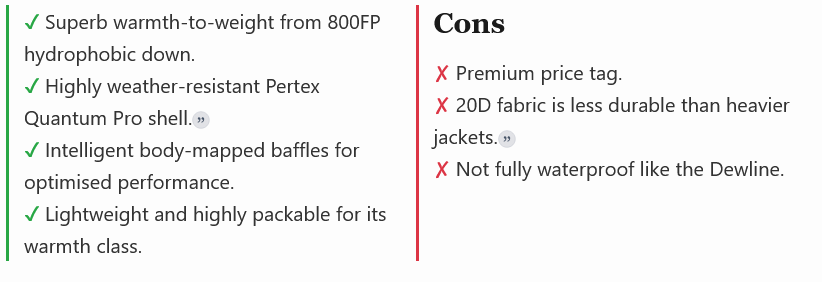 Best Down Jackets UK 2025 9 Screenshot 2025 12 02 at 17 03 55 Best Down Jackets UK 2025 Review