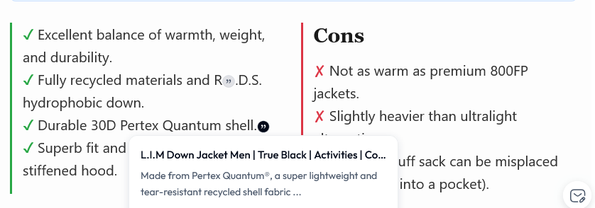 Best Down Jackets UK 2025 13 Screenshot 2025 12 02 at 17 06 59 Best Down Jackets UK 2025 Review