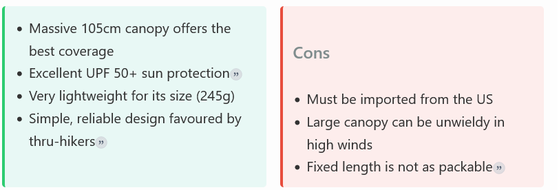 Best Trekking Umbrella UK 2025 23 Screenshot 2025 12 02 at 19 52 50 Best Trekking Umbrellas in the UK 2025