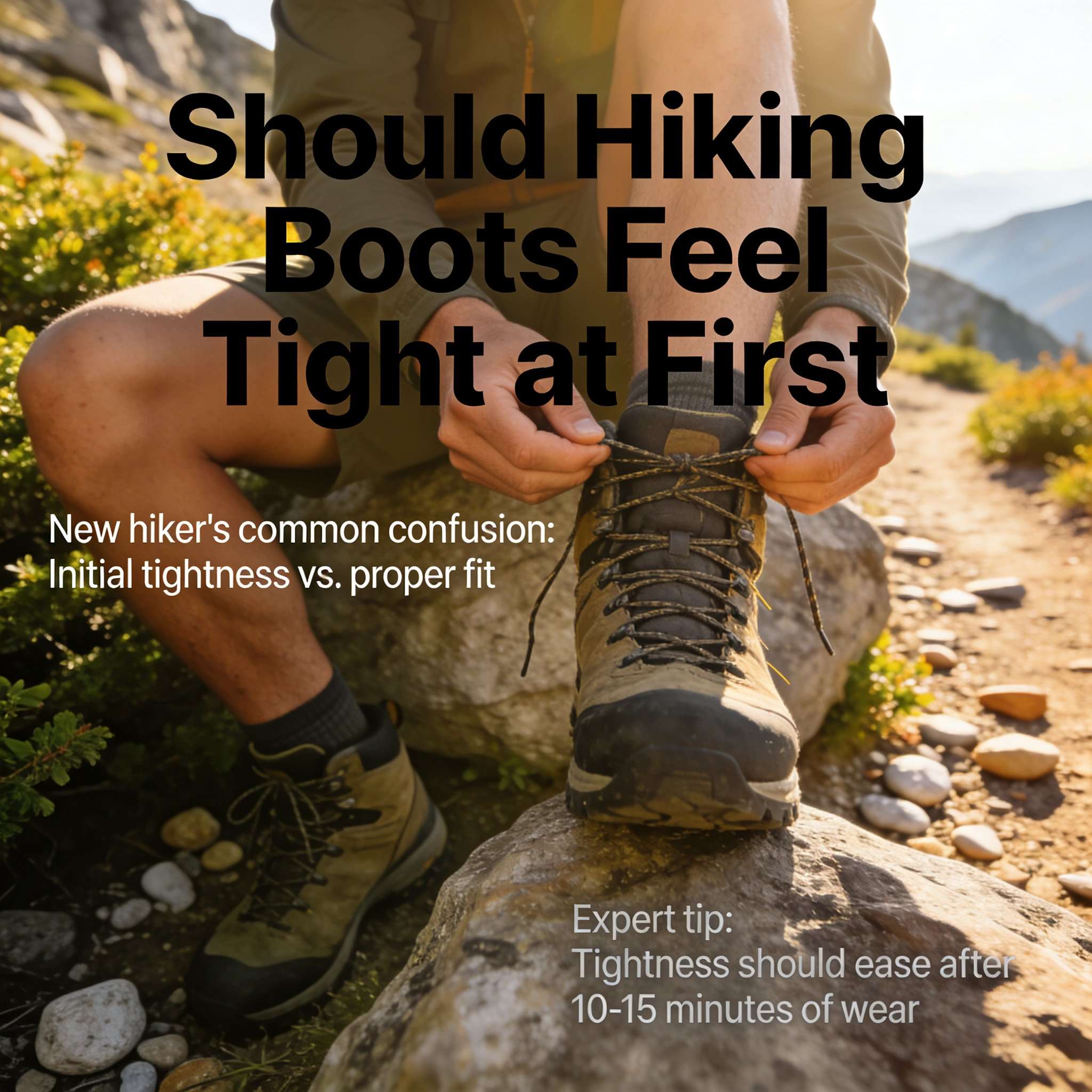 Should Hiking Boots Feel Tight at First