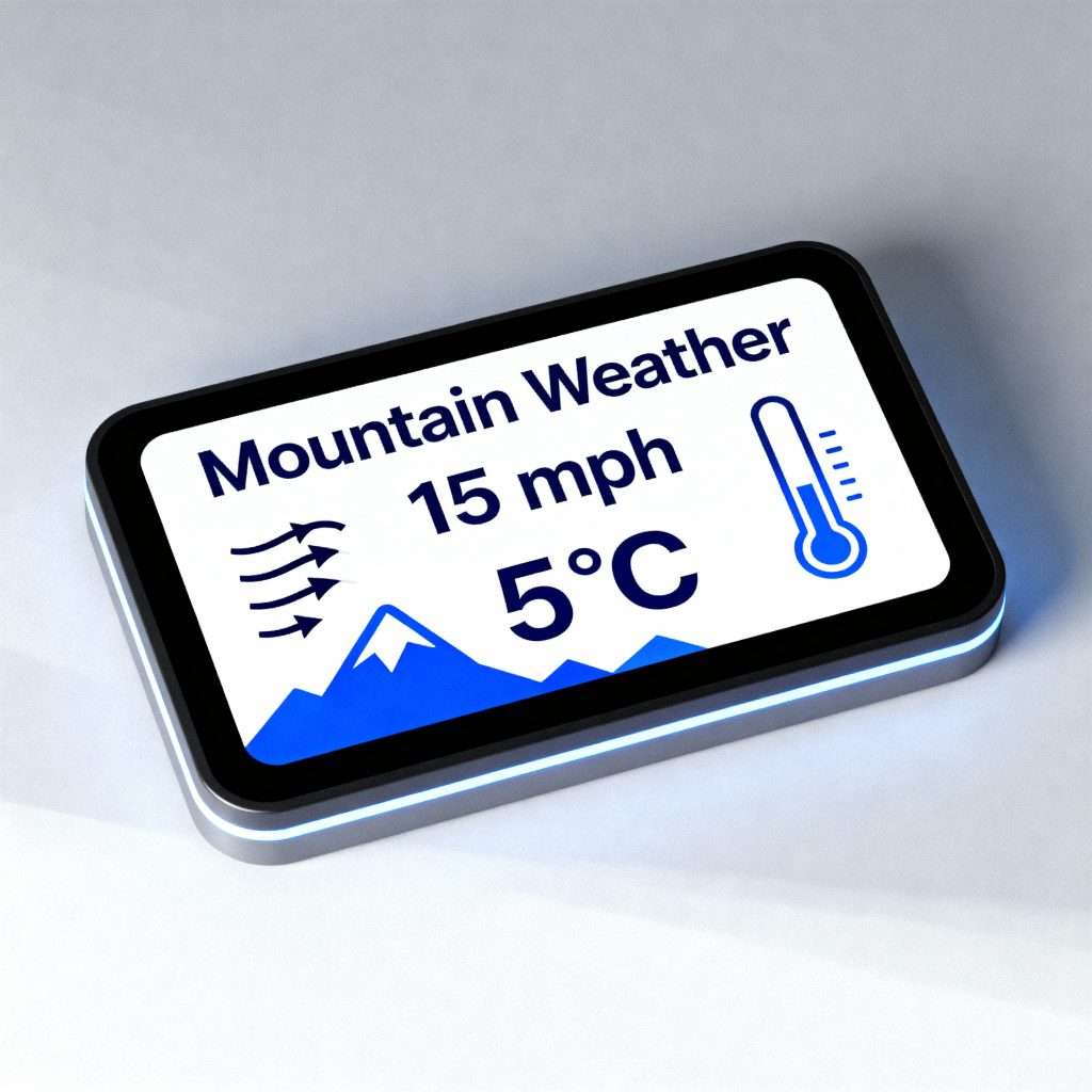Understanding Mountain Weather Forecasts UK 3 Checking a UK mountain weather forecast before a hike
