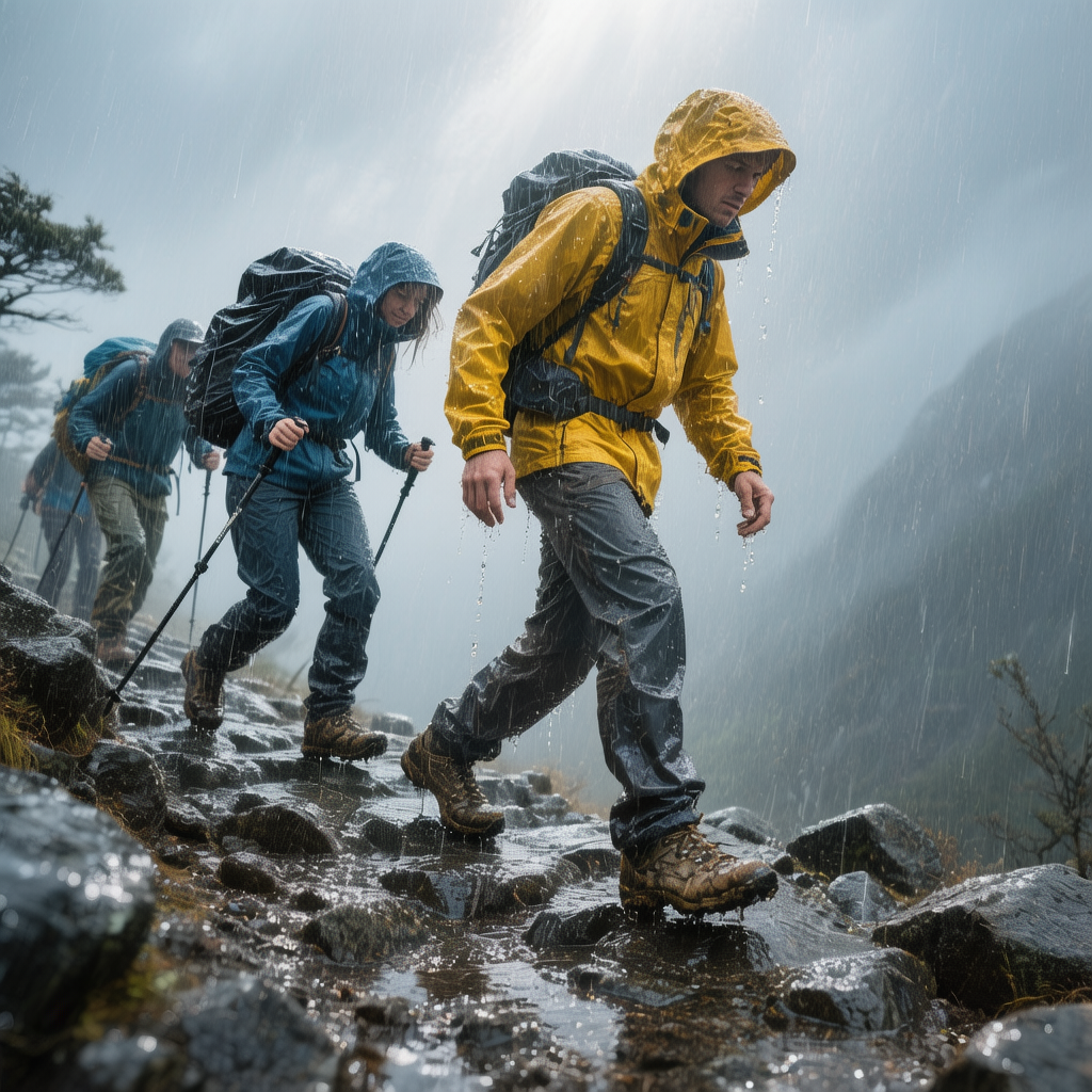 Scottish Highlands Weather and Mountain Safety 3 Proper gear is essential for maintaining safety in challenging Scottish Highlands walking conditions.