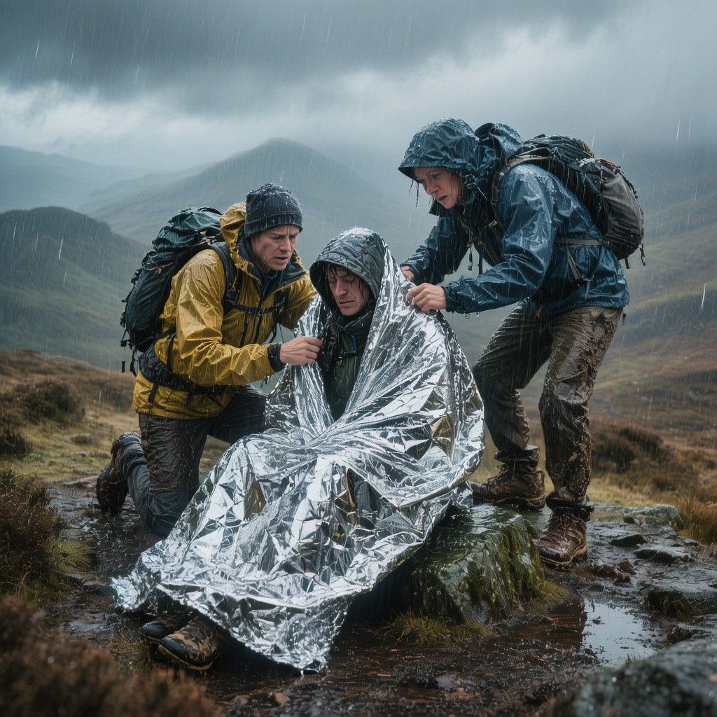 Treating Hypothermia on UK Hikes in cold and wet conditions