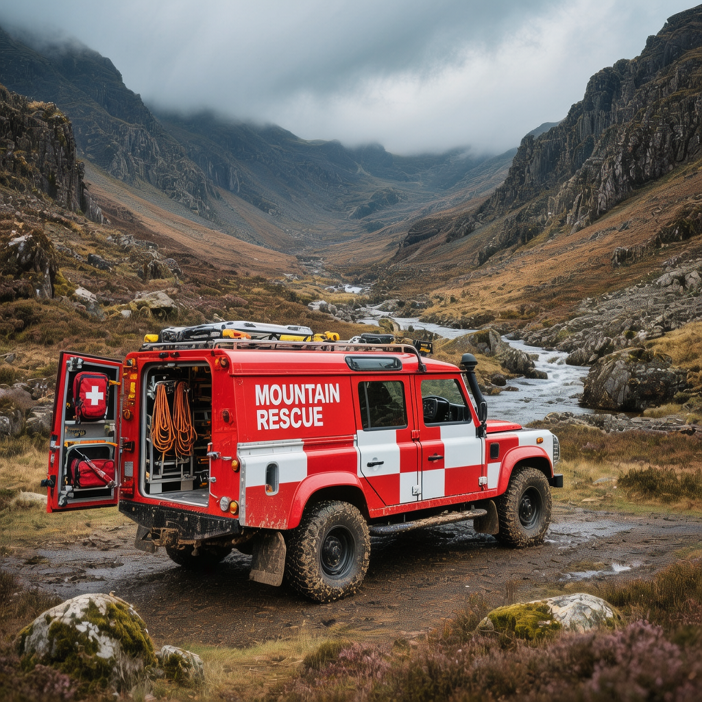 Scottish Highlands Weather and Mountain Safety 5 Scottish Mountain Rescue provides an essential service for hikers in the Highlands.