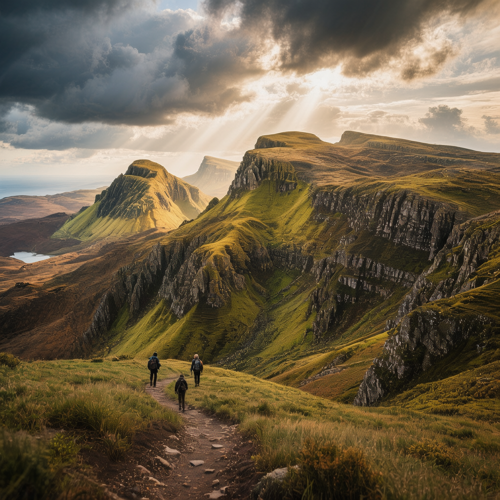 The best Isle of Skye day hikes offer dramatic views of the Trotternish Ridge.